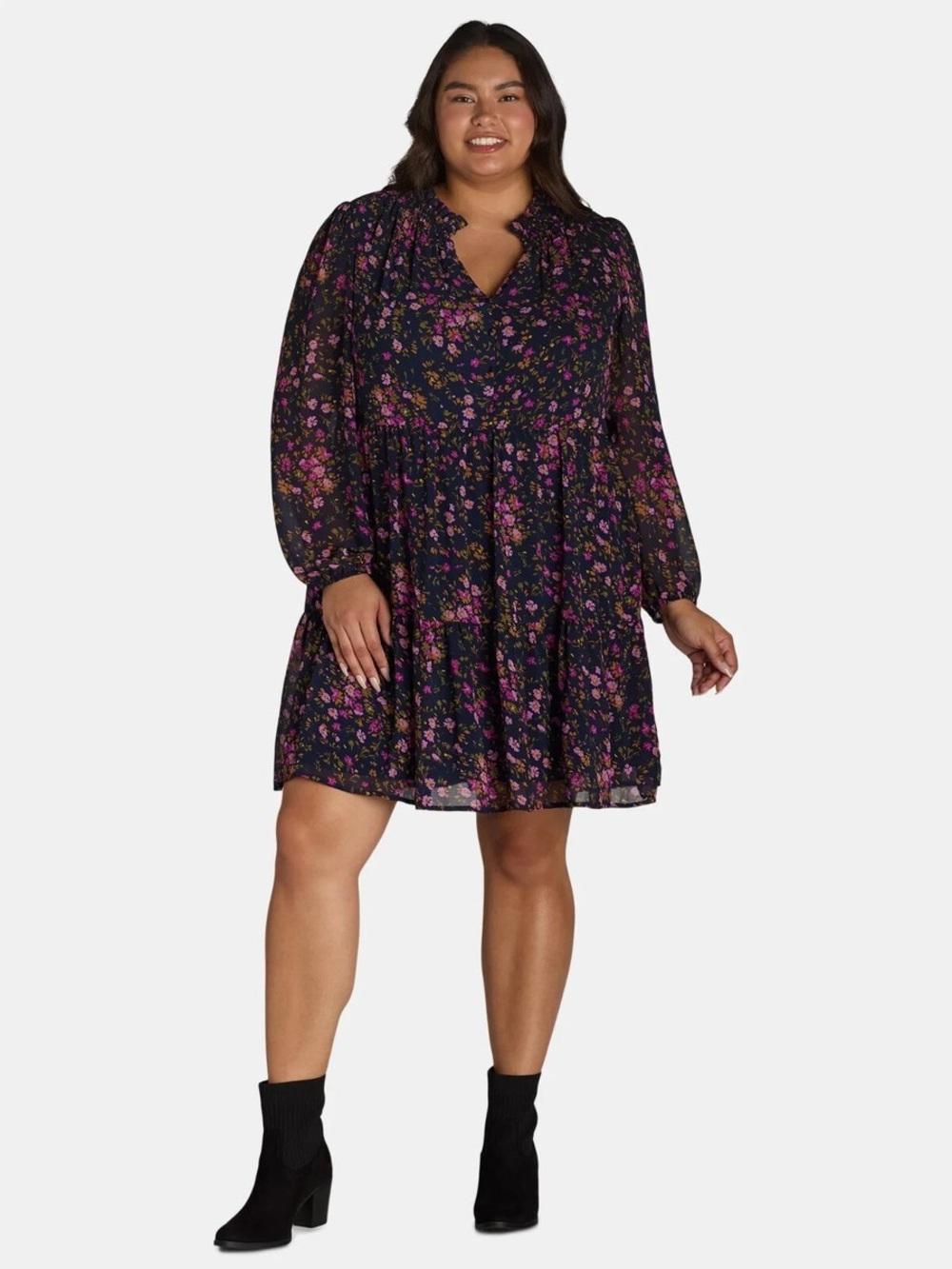 Time and Tru Floral Dress